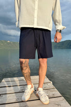 Pantalon corto de lino